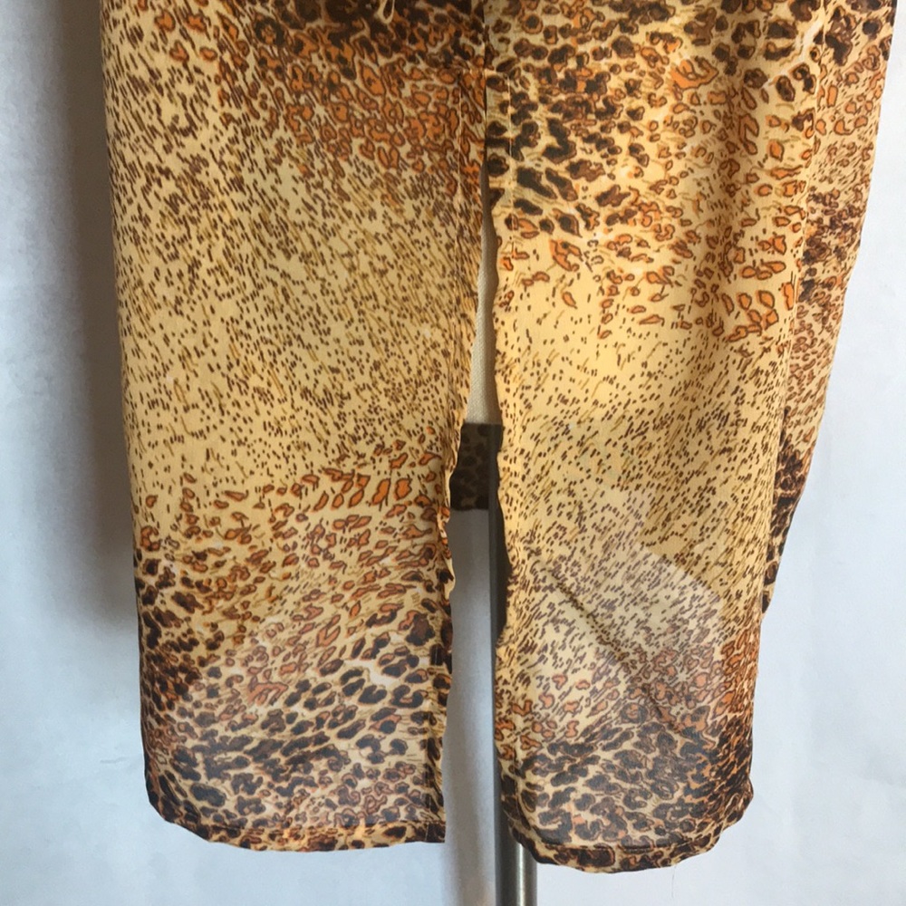 Cheetah Print Duster (Button Front) - image 4